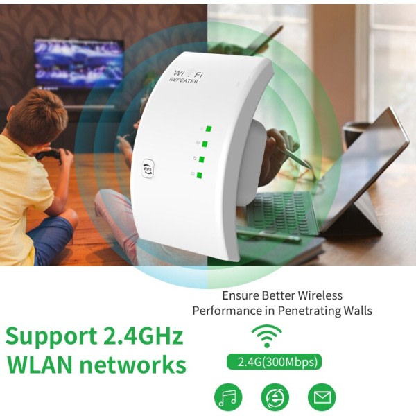 Wifi Range Repeater Wi-Fi Forstærker Hjem Netværk Extender Wi-Fi AP Tilstand Extender