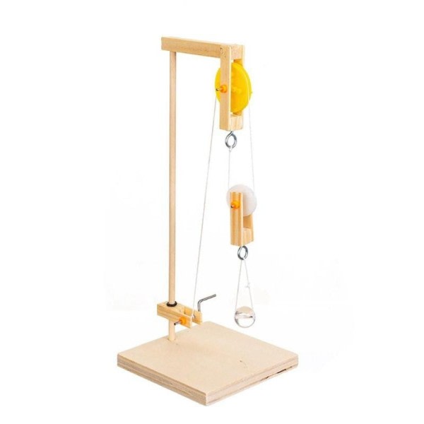 Barn Gör-det-själv Vetenskap Experiment Modell Byggsats Manuell Kran Kreativ leksak Barn Tidigt Lärande Utbildning Leksaker