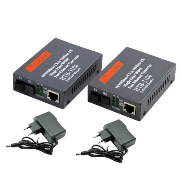 HTB-3100 Fiber Transceiver Singel Fiber Omvandlare