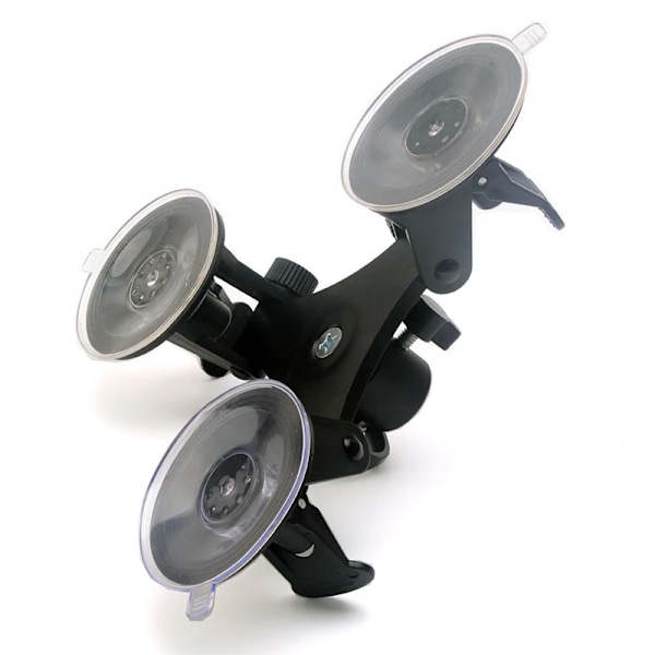 Trippel Sugkopp Fäste med 1/4'' Standard Gänga Adapter för Gopro