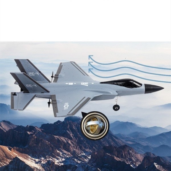 RC Flygplan 2.4G Radio Fjärrkontroll Plane RC Fighter Channel Fixed Wing Foam Slider Flygplan