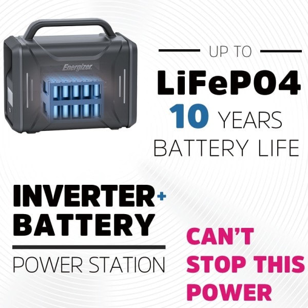 Solenergi Generator 320Wh/300W 100000mAh Energizer Portable Power Power Station