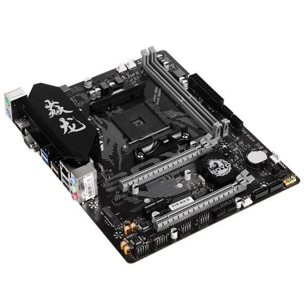 Monarch Dragon AMD B550M Gaming Moderkort USB3.1 M.2 Nvme Sata3 Stöd R5 3600 CPU (AM4 socket