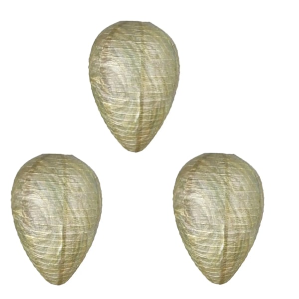 3 stykker Vanntett Hengende Veps Reir Decoy Papir