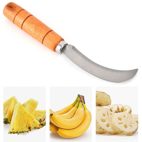 Rustfritt stål Ananas Kniv Grønnsak Frukt  Skreller Tre håndtak kutter