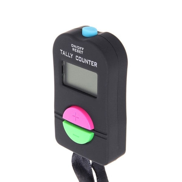 Digital Hand Tally Counter Elektronisk Manuell Clicker Golf Gym Hand Held Räknare