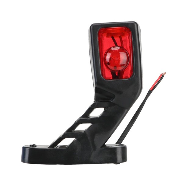 LED Sido Markör Ljus Bilstyling Baklykta Montering Lastbil Lampa Vit Röd Gul Blinker Lampa