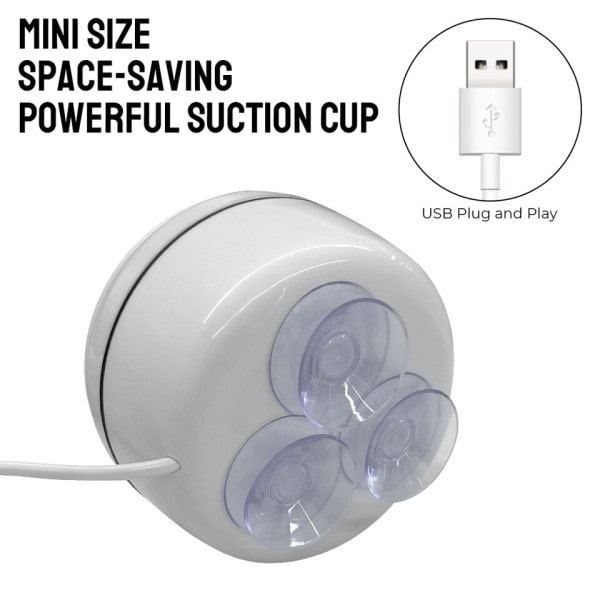 Mini Ultrasonic Bricka Roterande Turbin USB Multifunktion Tar bort Smuts Bricka