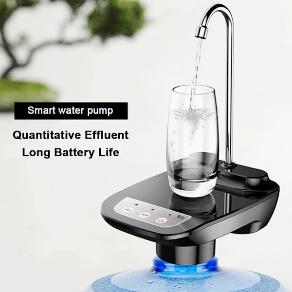Elektrisk Vann Gallon Pumpe Automatisk Vann Flaske Dispenser  Oppladbar Vann Pumpe Dispenser Med Stativ Vann Dispenser