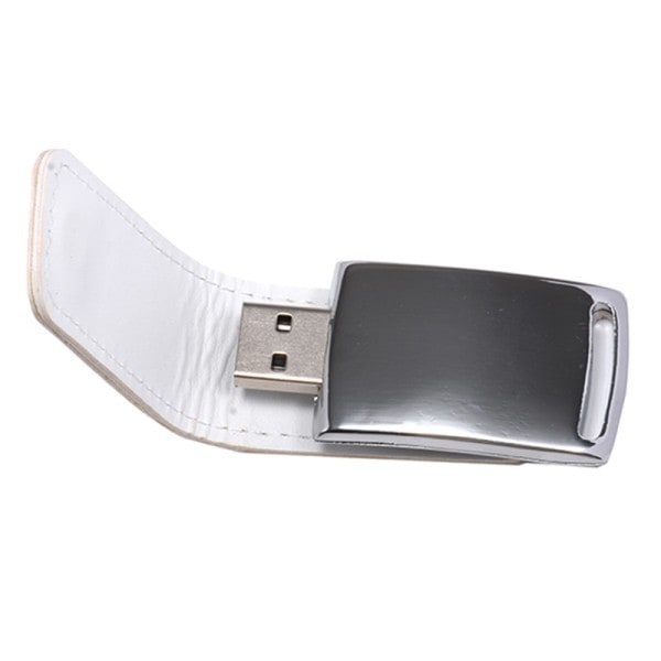 Flash Pen Drives 128GB Pendrive Leather Usb + White Box