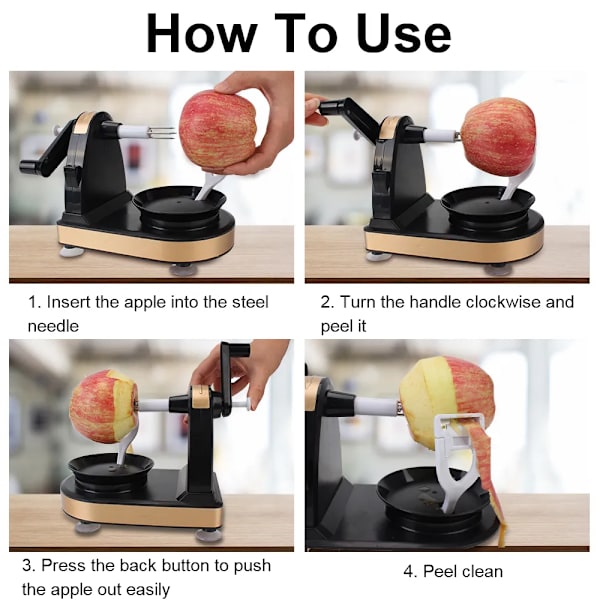 Potatis skalare äpple skalare fräs skivare frukt skalning maskin handvev multifunktion kök kärn skärare