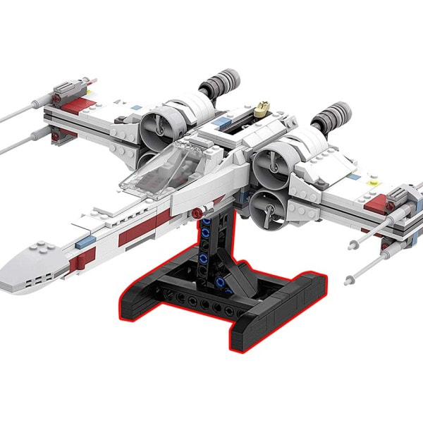 MOC Bracket Display Stativ Byggeblokker For X-Wing Space Wars Fighter
