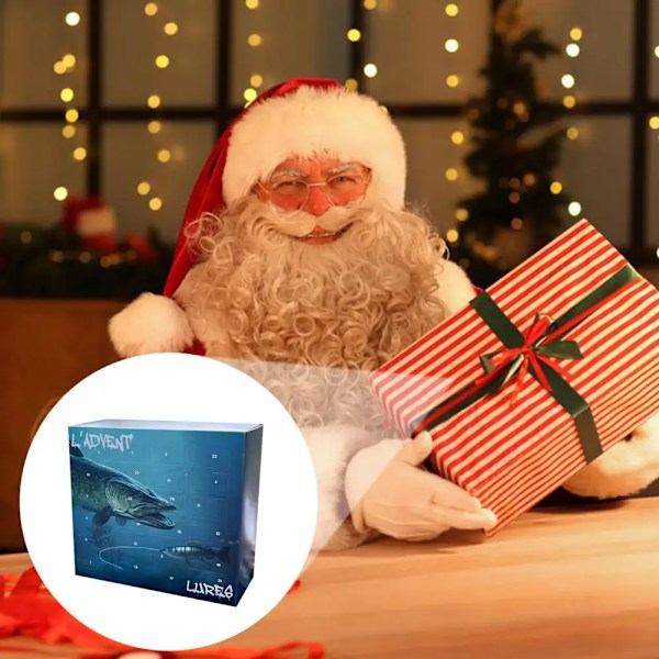 Fiske Lure Advent Kalender 2024 Fiske Jul Nedtelling