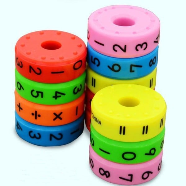 6 stykker magnetisk montessori legetøj tidlig indlæring pædagogisk legetøj
