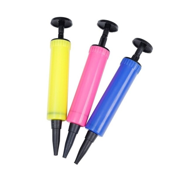 Snabb Ballong Pump Hand Push Air Inflation Ballong Pump Latex Folie Ballong Inflator