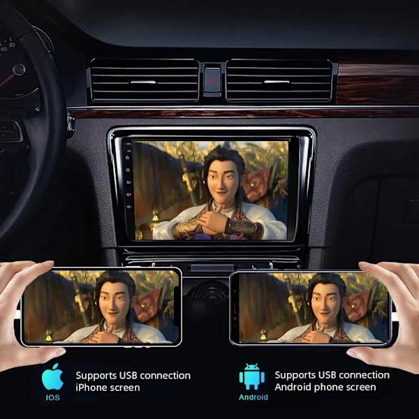Mini Carplay & Auto Box Dongle Wired To Wireless