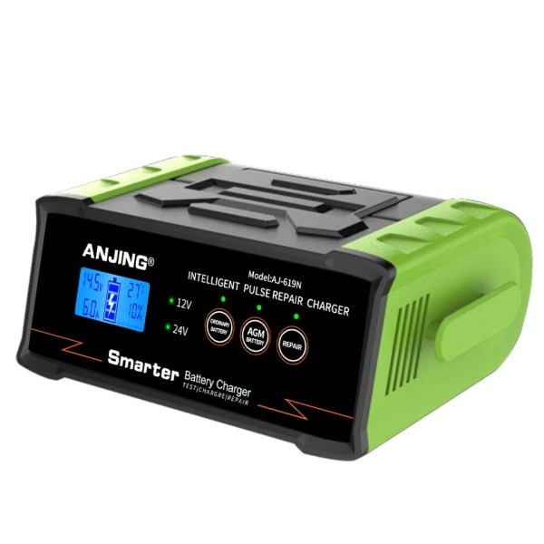 Bil Batteri Laddare Hög Power Smart Batteri Laddare Trickle Smart Puls Reparation Bil Lastbil Båt Motorcykel
