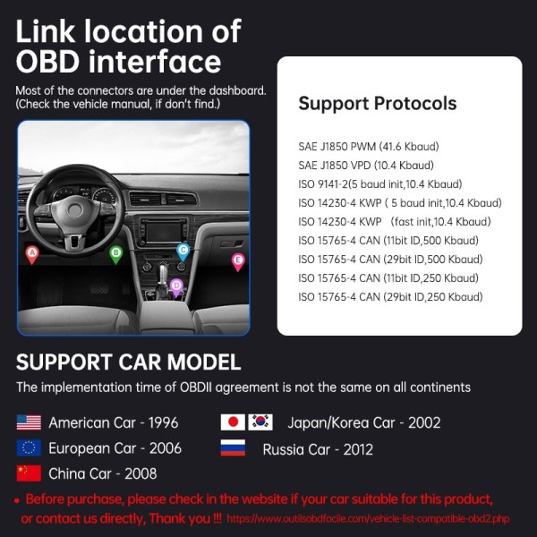 OBD2 Scanner Bluetooth 4.0 OBD 2 Bil Diagnostisk værktøj