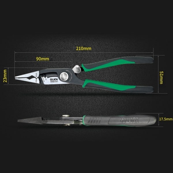 Krympning Verktyg Nål-nos Tång Multitool Nipprar Kabel Tråd Stripper Aalikat Lång Nos Tång
