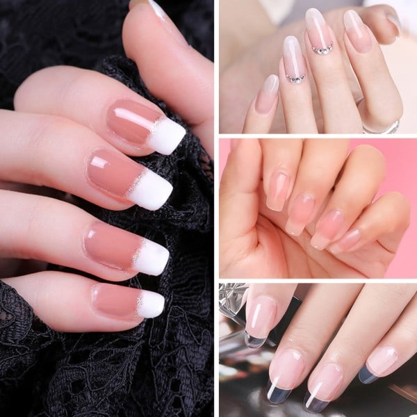 30ml Nail Builder Farge Poly Nail Gel Nail Acryl Gel Crystal UV LED Builder