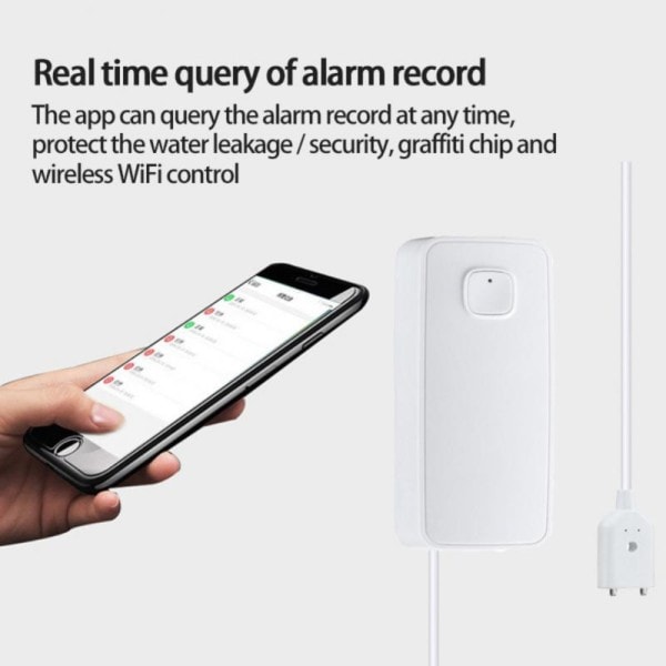 Vann lekkasje alarm uavhengig WIFI vann lekkasje sensor detektor flom alarm
