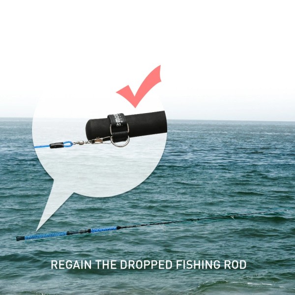 Fiskeri stang holder bindebånd bælte omslag stropper seler fastgørelse neopren