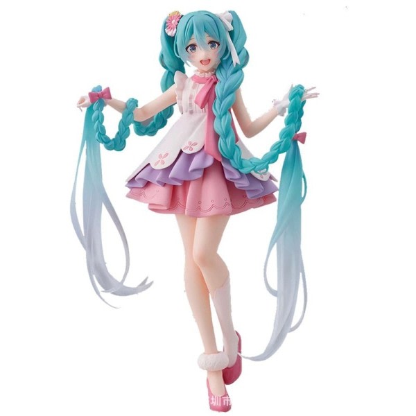 DIVA Arcade Rosa Cherry Hatsune Miku Figur Anime Jente Figurine Modell Dekorasjon Dukker