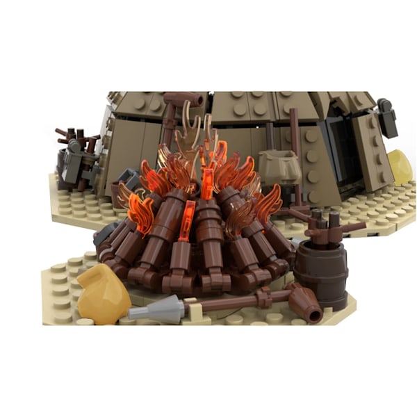 Ørken Tatooine Hus Urtya Telt Bygge Blokker Set For Tusken Sand Folk Leir Klosser Leker