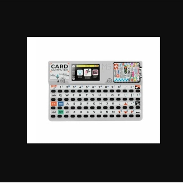 Kortdator StampS3 mikrokontroller 56 tangent tangentbord kort dator