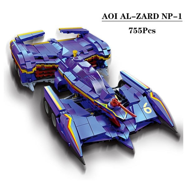 Jiestar Moc Aoi Zard Formula  High-tech One NP-1 F1 Super Speed Racing Car