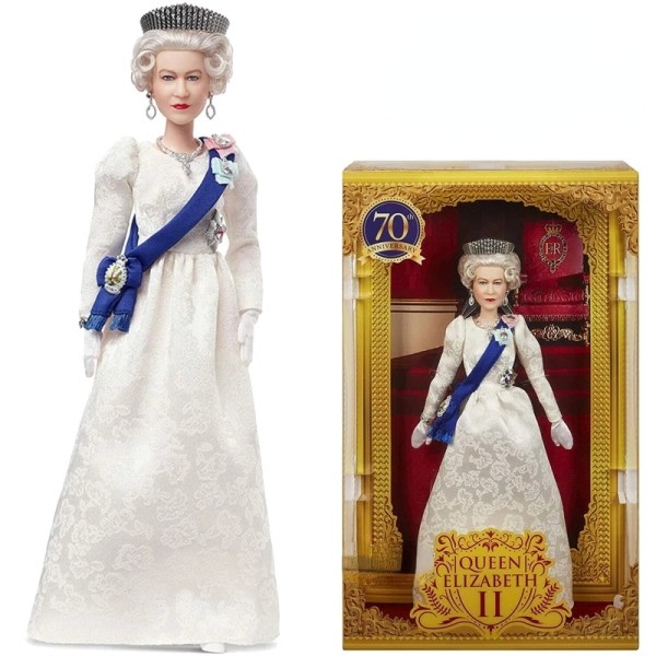 11,5-tommers Signatur Queen Elizabeth Ii Platinum Jubilee Toy Royalty Monarchy