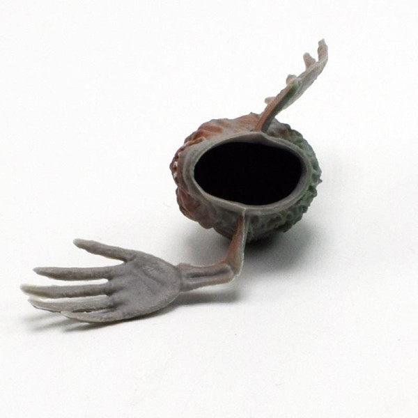 6st Fun Mini Finger Ghost Head Zombie Leksaker