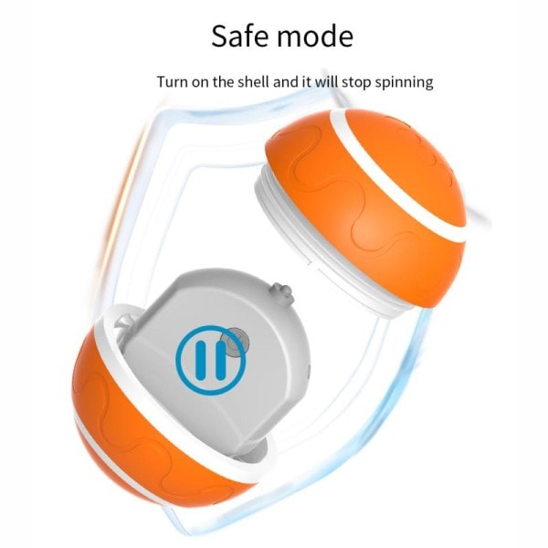 Smart leksak boll hund katt usb uppladdningsbar rolig rullande boll elektrisk automatisk rotation hoppning lek interaktivt djur tillbehör