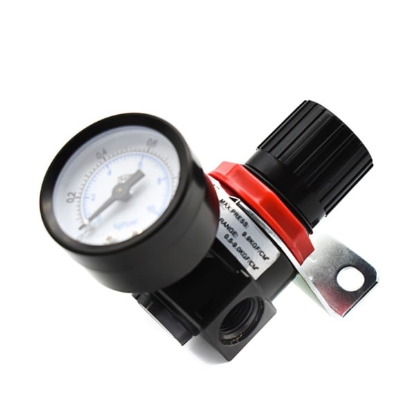 Mini luft tryk aflastning kontrol kompressor regulator behandling enheder ventil med måler  4MM-16MM fitting