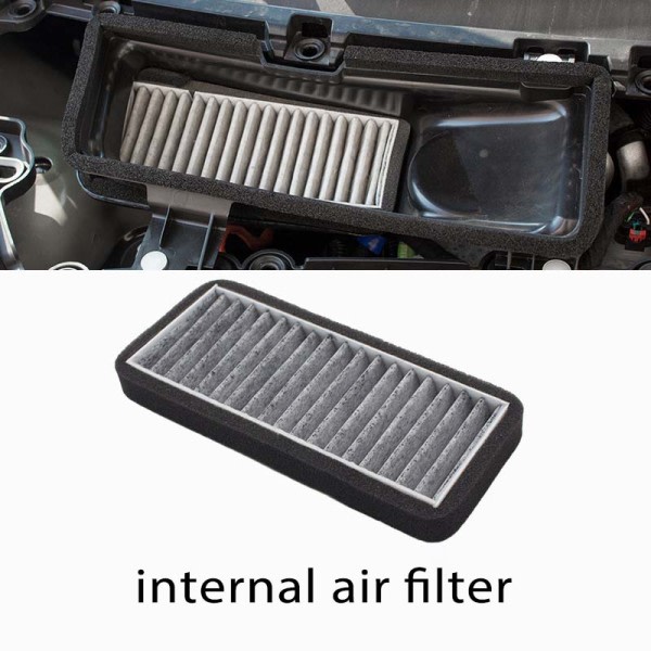 Bil Indtag Luft Filter Dæksel Flow Ventation Trim Støv Forebyggelse
