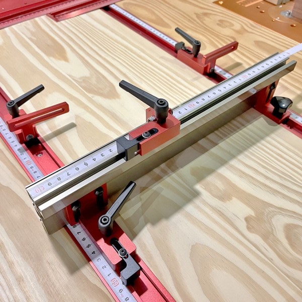 Fres Bord Gjerde Aluminium Multi T-Track Bord Sag Profil Gjerde Trebearbeiding T-spor Gjæring