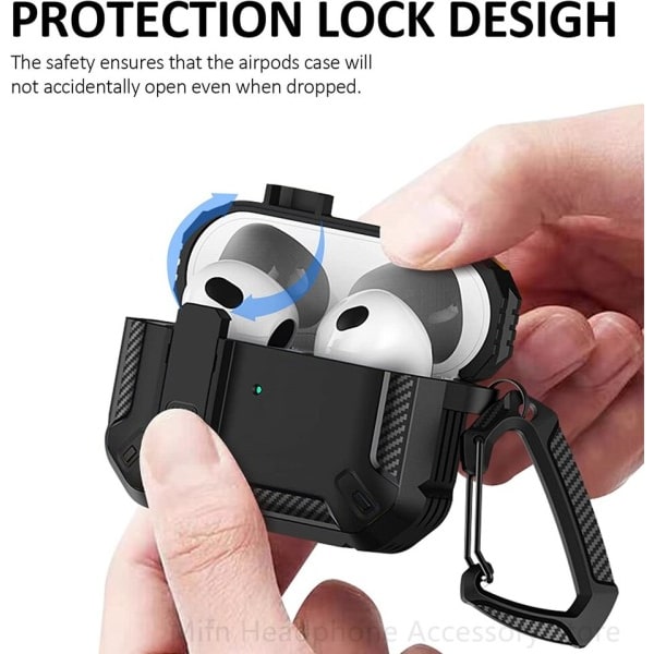 Airpods Pro 2 headset etui Airpod 3 2021 Stødsikker cover til mand etui