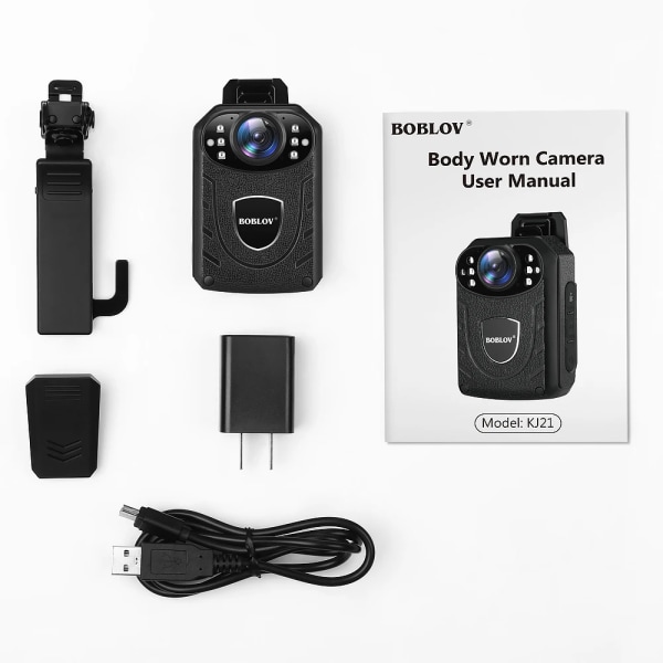 Body Slitt Mini Kamera Politi HD 1296P DVR Video opptaker Sikkerhet Cam 170 Degree IR Natt Vision Mini videokameraer med 64gb minne