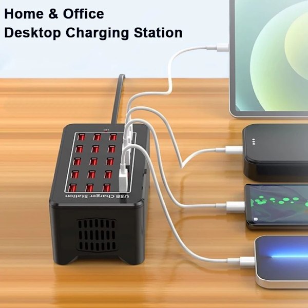 USB Laddare 30 Portar HUB
