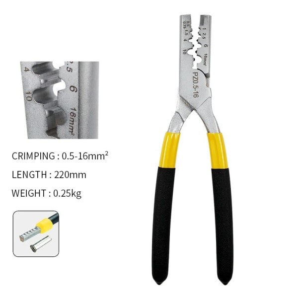 Tyskland Stil Mini Crimping Tang Til Kabel Ende Sleeves Special Tube Terminals VE Ferrule Connector Crimping Værktøj