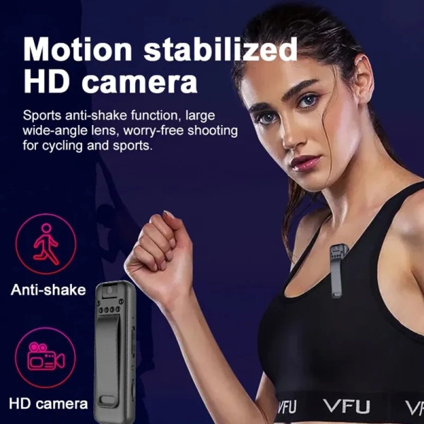 Multi funksjon Sport DV Kamera Stemme Video opptaker Mikro Cam Klipp Body Kamera