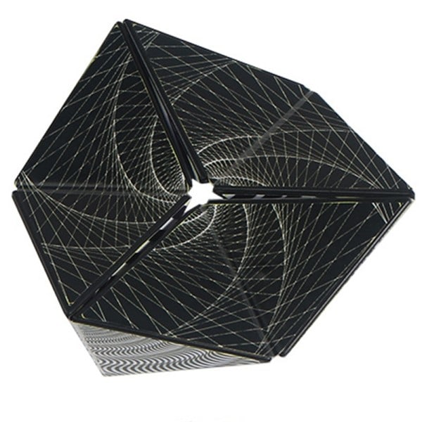 Funny Variety Foranderlig Magnetisk Magic Cube Anti Stress 3D Office Hand Flip Puzzle Stress Reliever