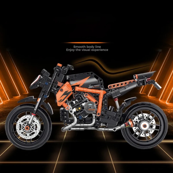 Motorcykel model Bygge klodser sæt racing moto klodser legetøj a84c | Fyndiq
