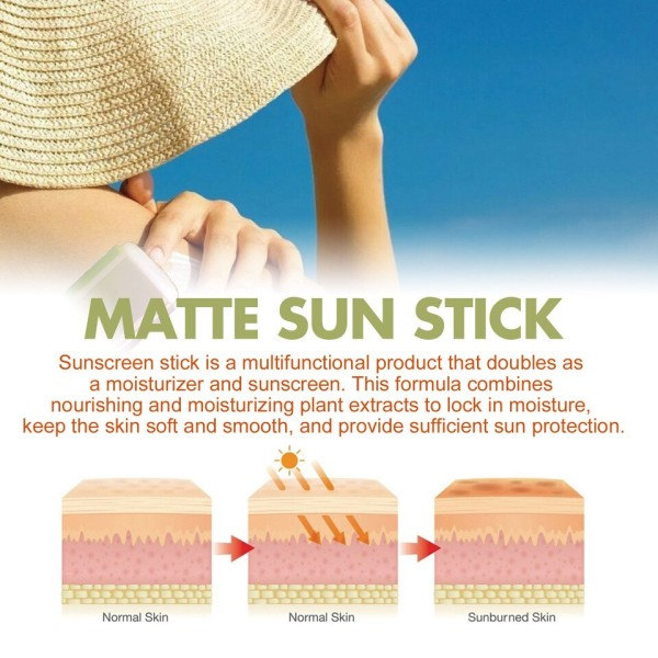 Sæt koreansk Solcreme Essence Stick Set  Anti-UV SPF50 PA Fugtgivende Krop Solcreme