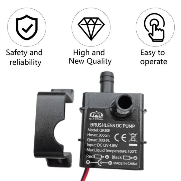 Hot Ultra-stille DC 5V 12V 4,2W 240L/H Flow Rate Vandproof Brushless Pumpe