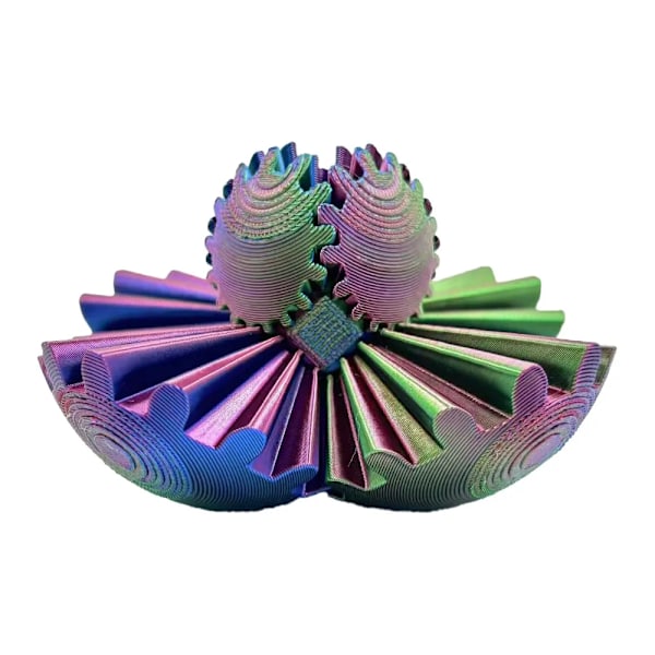 3D Printed Gear Kugle Roterende Legetøj Desktop Dekorativ Model Ornamenter