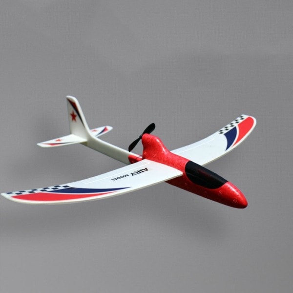 RC Flygplan Kondensator Elektrisk Hand Kasta Segelflygplan Gör-det-själv Flygplan Modell Hand Launch Kasta Segelflygplan Utbildnings leksak