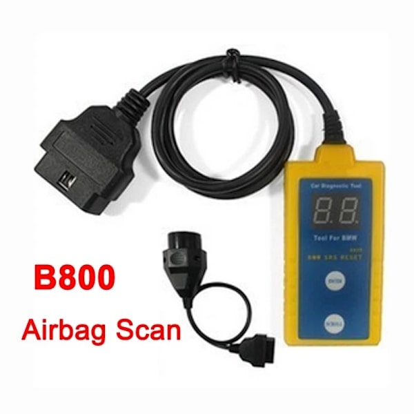 Professional Airbag Scan Reset Tool B800 for BMW 1994-2003 E36 E46 E34 E38 E39 Z3 Z4 X5 B800 Lue ja tyhjennä turvatyyny vika koodit