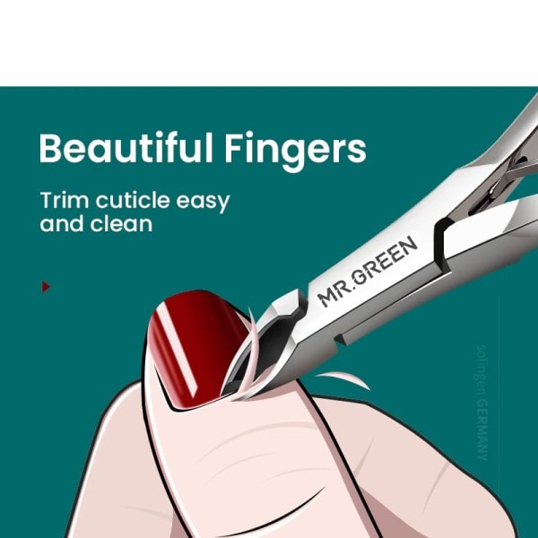 Cuticle Nippers Negle Manicure Cuticle Saks Clippers Trimmer Død Skin Fjerner Pedicure Rustfrit Stål Skærer Værktøj