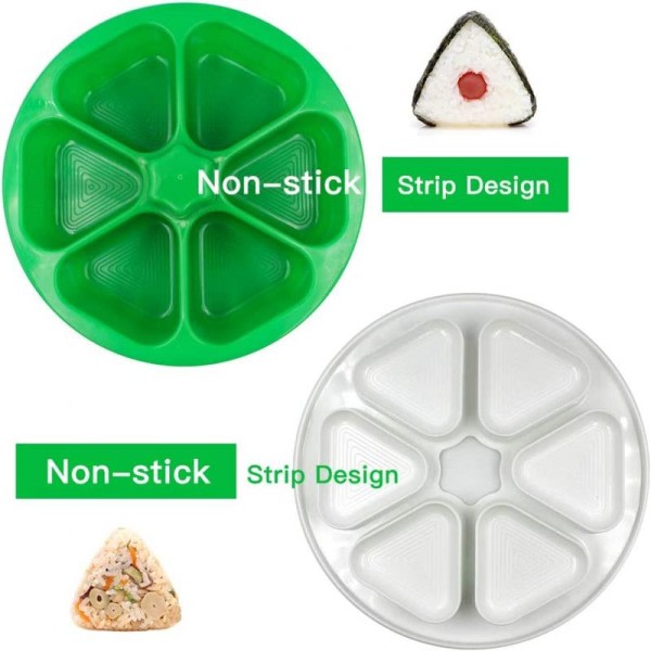 DIY Sushi Mögel Onigiri Ris Ball Mat Press Triangulär Sushi Maker Mögel Sushi Kit Japansk Kök Verktyg